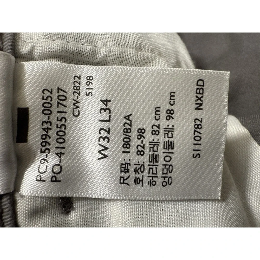 JEAN STRAIGHT Levi Strauss Signature  Mens 32x34 Gray Athletic  Fit‎ 100% Cotton
